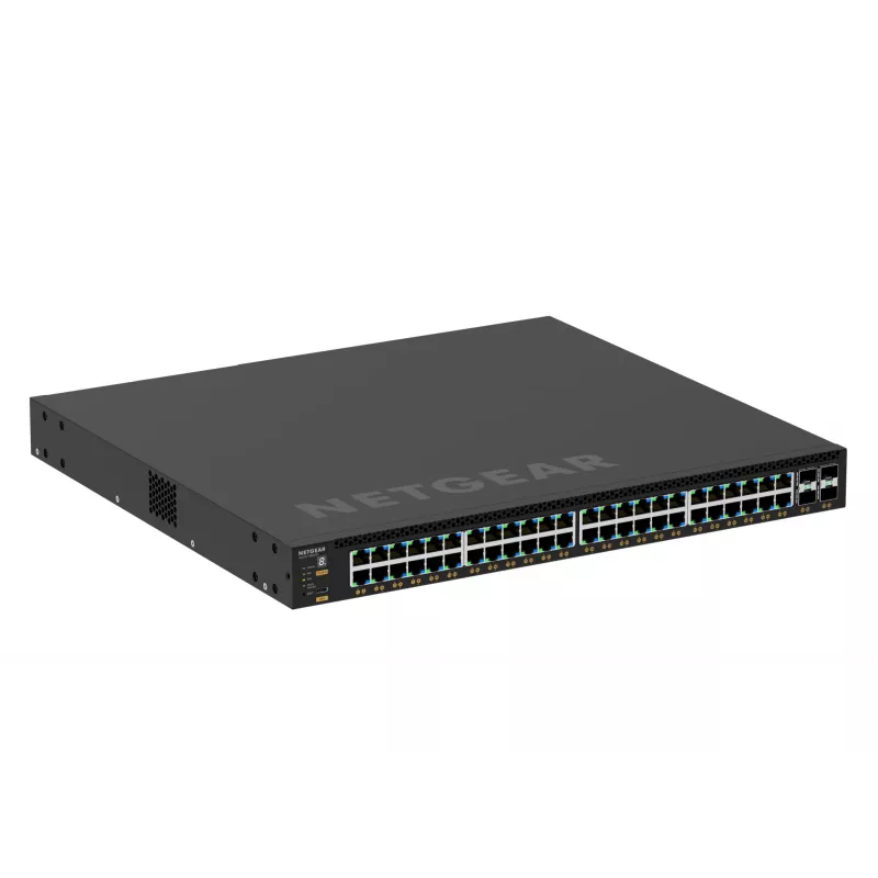 NETGEAR M4350-48G4XF Pārvaldāms L3 Gigabit Ethernet (10/100/1000) Power over Ethernet (PoE) 1U Melns