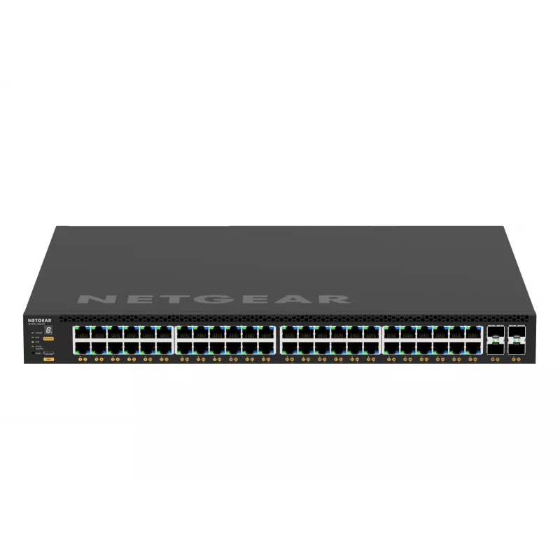 NETGEAR M4350-48G4XF Pārvaldāms L3 Gigabit Ethernet (10/100/1000) Power over Ethernet (PoE) 1U Melns