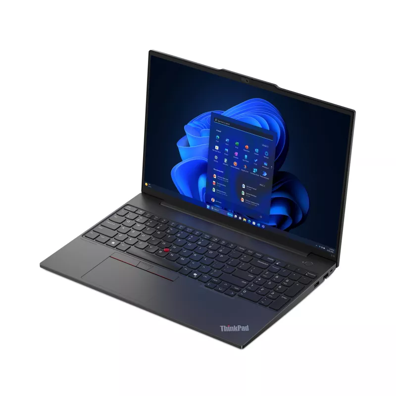 Lenovo ThinkPad E16 Intel Core Ultra 5 125U klēpjdators 40,6 cm (16 collu) WUXGA 16 GB DDR5-SDRAM 512 GB SSD Wi-Fi 6E (802.11ax) Windows 11 Pro Melns
