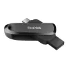 WESTERN DIGITAL SanDisk Phone Drive for Android - 64GB USB Stick - USB-C/A 3.2 Gen 1 - Melns