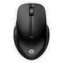 HP 430 daudzaparatūras bezvadu pele, abpusēja, optiskā, RF bezvadu + Bluetooth, 1200 DPI, melna