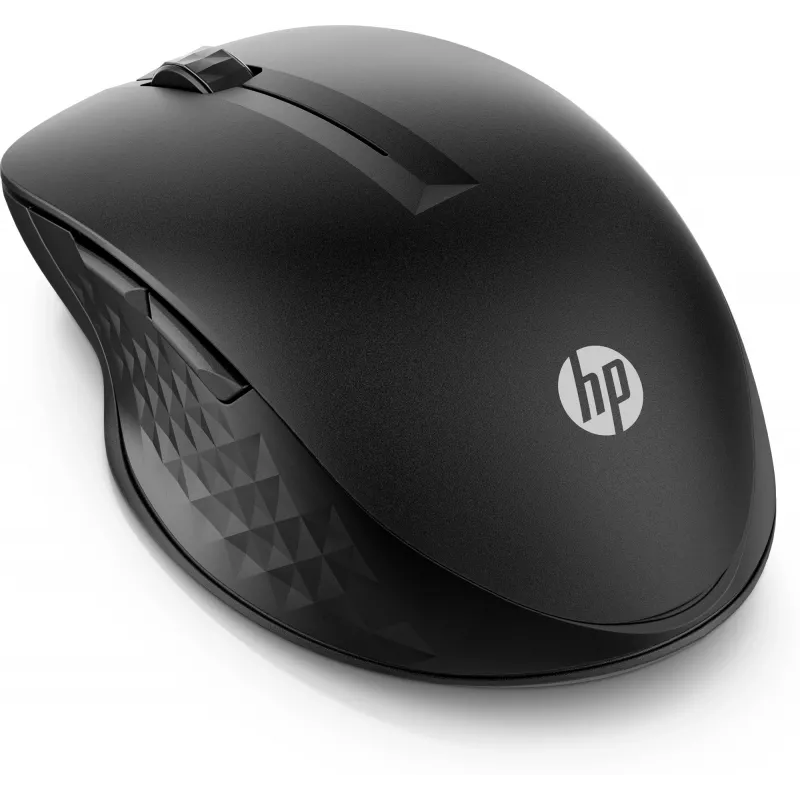 HP 430 daudzaparatūras bezvadu pele, abpusēja, optiskā, RF bezvadu + Bluetooth, 1200 DPI, melna