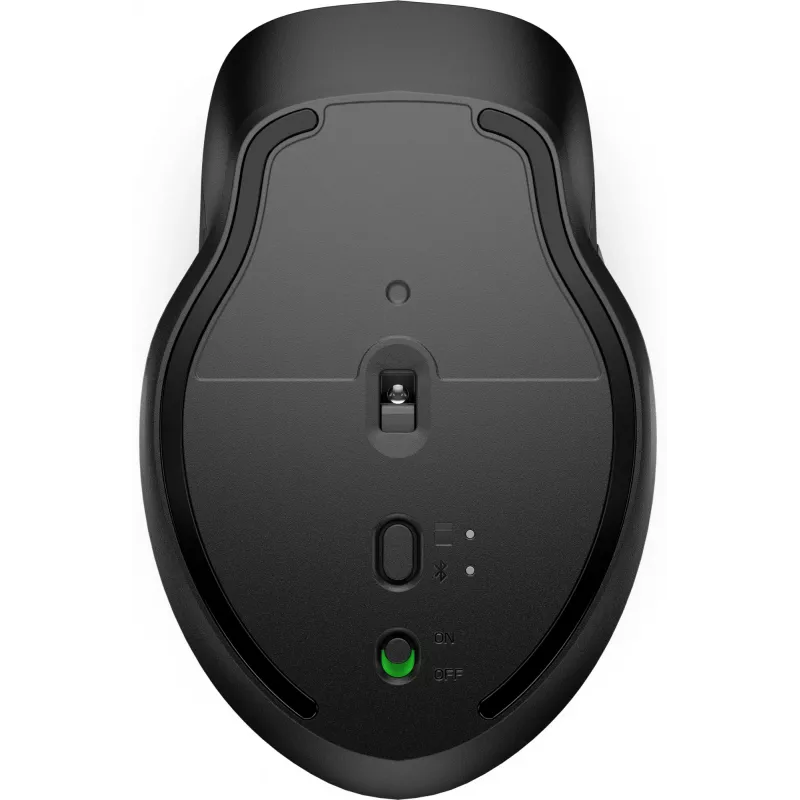 HP 430 daudzaparatūras bezvadu pele, abpusēja, optiskā, RF bezvadu + Bluetooth, 1200 DPI, melna