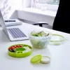 Kaste EMSA CLIP & GO Salātu kaste XL, apaļa, 2,6 L
