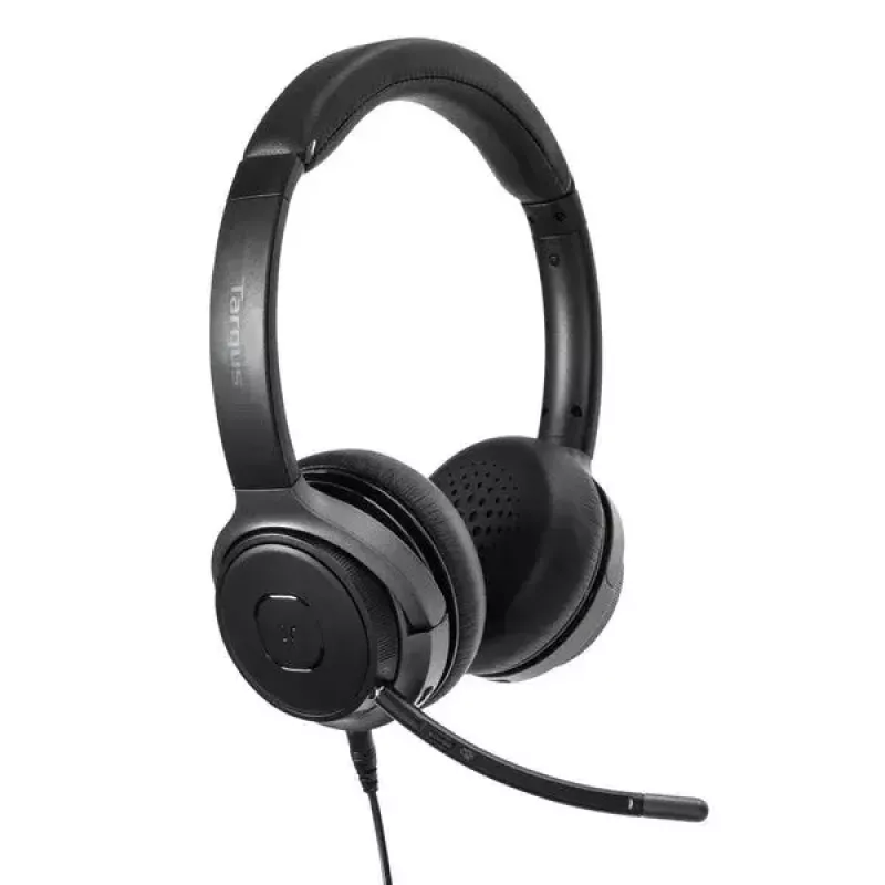 Targus AEH104GL austiņas/headset Vadu un bezvadu Galvas lente Zvani/Mūzika USB Type-C Bluetooth Melns