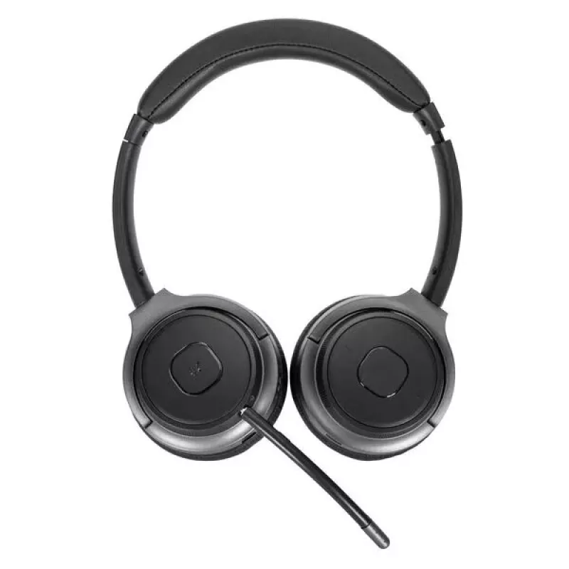 Targus AEH104GL austiņas/headset Vadu un bezvadu Galvas lente Zvani/Mūzika USB Type-C Bluetooth Melns