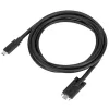 Targus ACC1122GLX USB kabelis USB 3.2 Gen 1 (3.1 Gen 1) 1,8 m USB C Melns