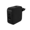 TARGUS Hyper Hyperjuice 70w USB-c Gan Travel Charger (3c+1a) - Melns