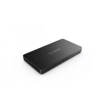 Yealink AVHub 1306011 audio un video centrmezgls, 6,3 mm / RCA skaļruņu savienojums, 6,3 mm līnijas ieeja un izeja, melns