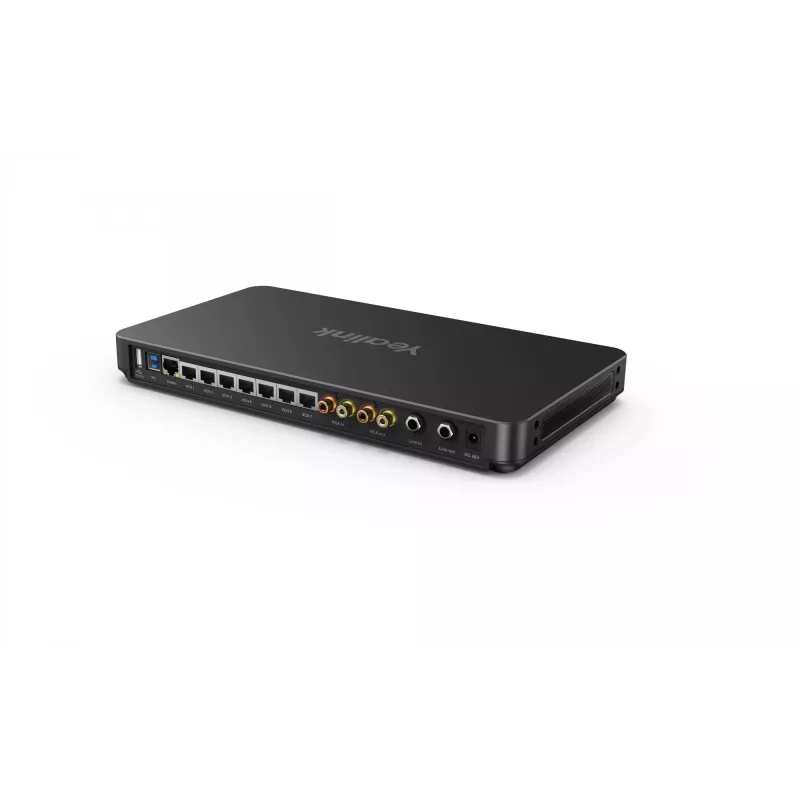Yealink AVHub, Melns, Jauda, 6,3 mm / RCA, 6,3 mm, 6,3 mm, 2,31 kg