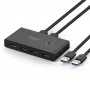 Ugreen 30768 saskarnes centrmezgls USB 3.2 Gen 1 (3.1 Gen 1) Type-A 5000 Mbit/s Melns