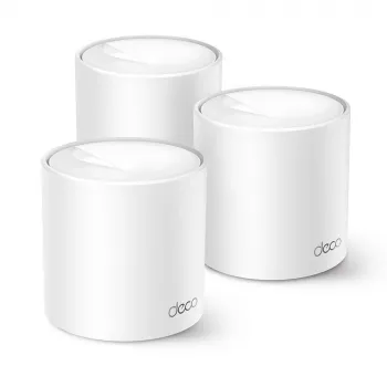 TP-Link AX1500 Whole Home Mesh Wi-Fi 6 sistēma, 3 komplekts, balts, iekšējais, tīkla sistēma, barošana, divjoslu (2,4 GHz / 5 GHz), Wi-Fi 6 (802.11ax)