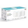 TP-Link AX1500 Whole Home Mesh Wi-Fi 6 sistēma, 3 komplekts, balts, iekšējais, tīkla sistēma, barošana, divjoslu (2,4 GHz / 5 GHz), Wi-Fi 6 (802.11ax)
