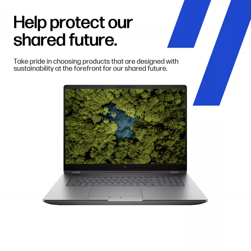 HP ZBook Fury G1i Intel Core Ultra 9 285HX 45,7 cm (18 collu) WQXGA 64 GB DDR5-SDRAM Wi-Fi 7 (802.11be) Windows 11 Pro AI darbstacija, AI dators