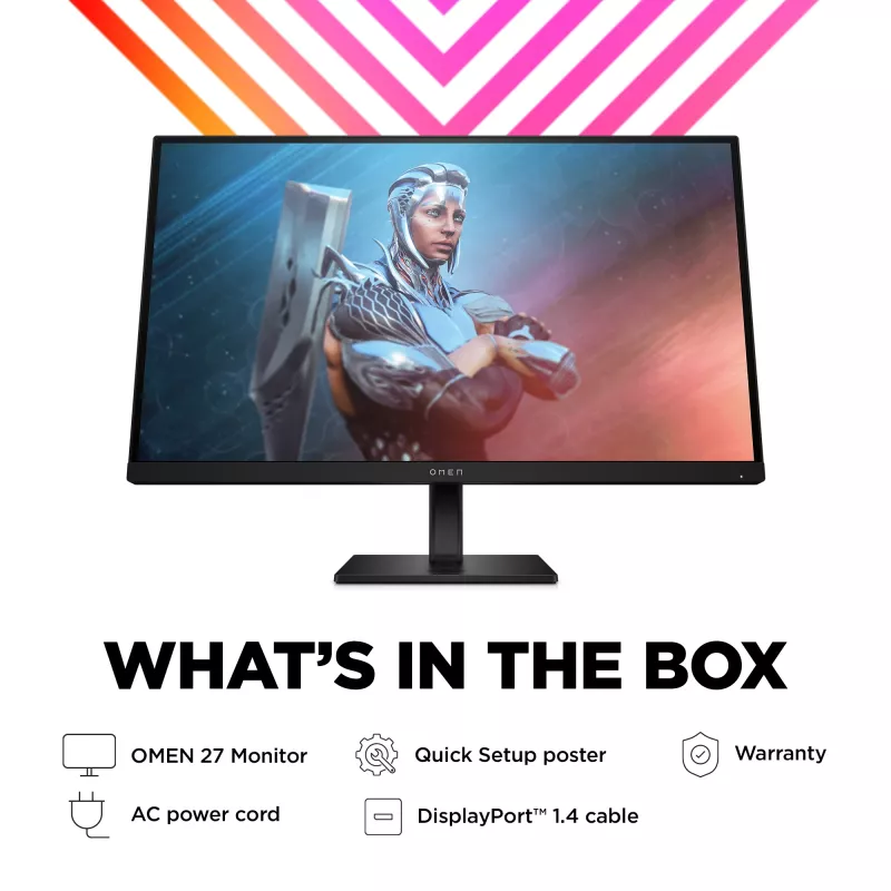 OMEN by HP 27 collu FHD 165Hz spēļu monitors - OMEN 27