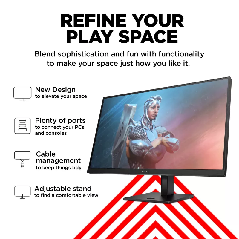 OMEN by HP 27 collu FHD 165Hz spēļu monitors - OMEN 27