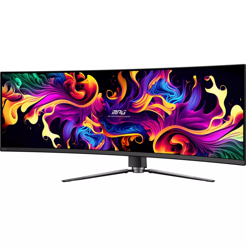 MSI MPG 491CQPXDE QD-OLED datora monitors 124,5 cm (49 collas) 5120 x 1440 pikseļi Dual QHD melns