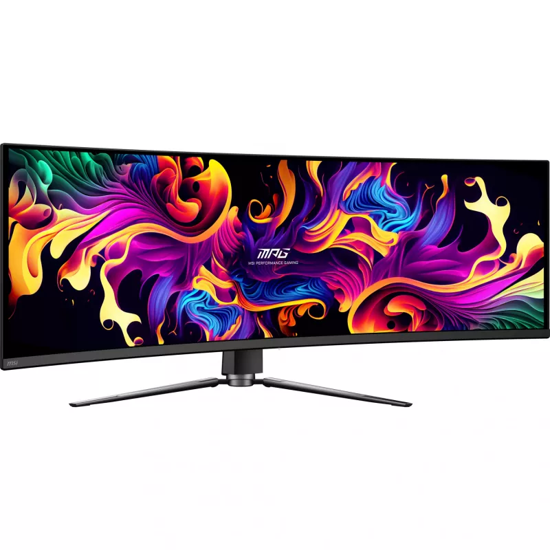 MSI MPG 491CQPXDE QD-OLED datora monitors 124,5 cm (49 collas) 5120 x 1440 pikseļi Dual QHD melns