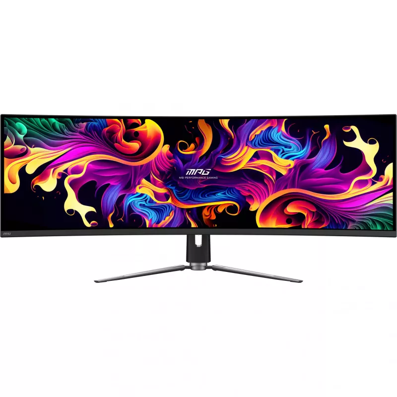 MSI MPG 491CQPXDE QD-OLED datora monitors 124,5 cm (49 collas) 5120 x 1440 pikseļi Dual QHD melns
