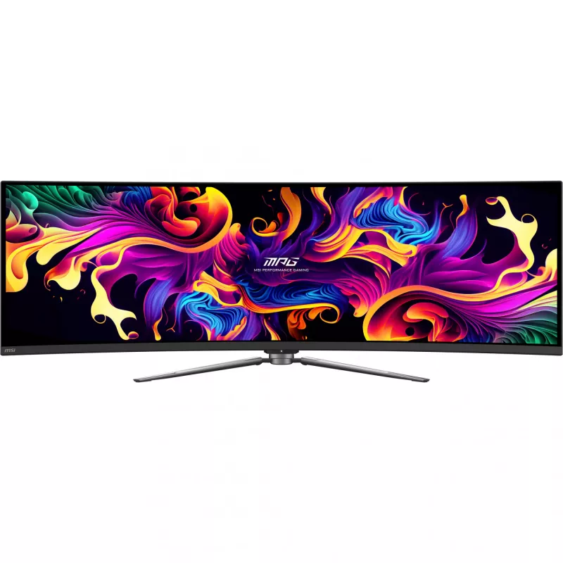 MSI MPG 491CQPXDE QD-OLED datora monitors 124,5 cm (49 collas) 5120 x 1440 pikseļi Dual QHD melns