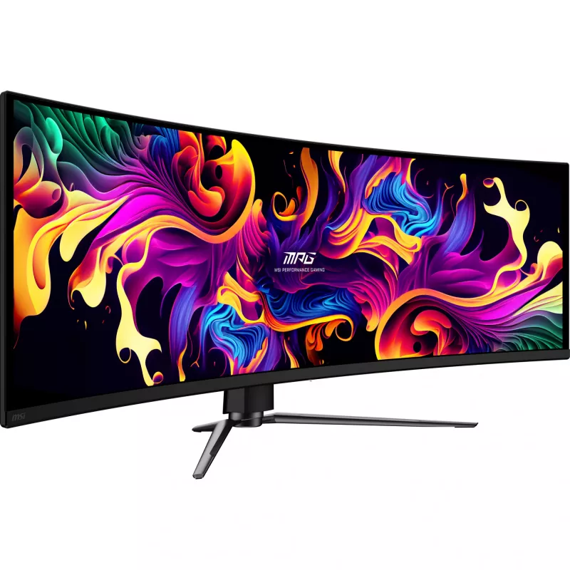 MSI MPG 491CQPXDE QD-OLED datora monitors 124,5 cm (49 collas) 5120 x 1440 pikseļi Dual QHD melns