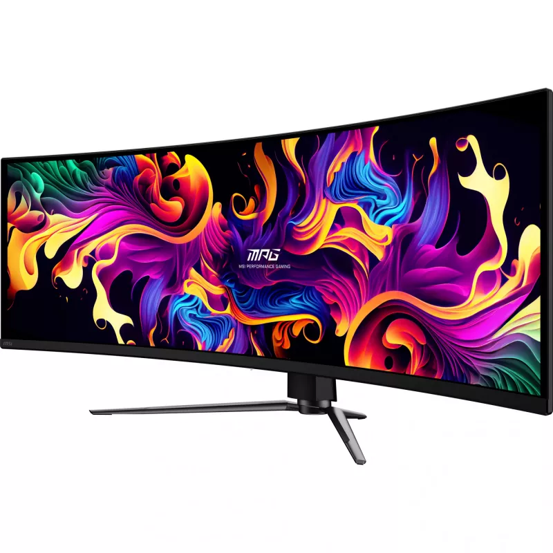 MSI MPG 491CQPXDE QD-OLED datora monitors 124,5 cm (49 collas) 5120 x 1440 pikseļi Dual QHD melns