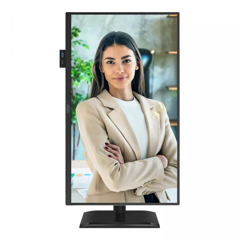 AOC 24P4U datora monitors 60,5 cm (23,8 collas) 1920 x 1080 pikseļi Full HD Melns