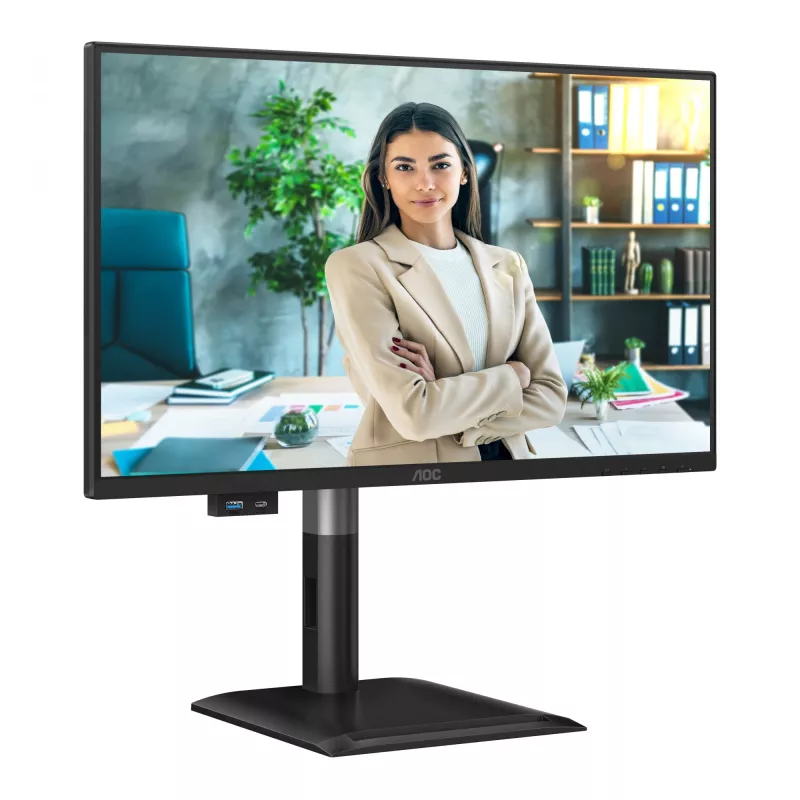 AOC 24P4U datora monitors 60,5 cm (23,8 collas) 1920 x 1080 pikseļi Full HD Melns