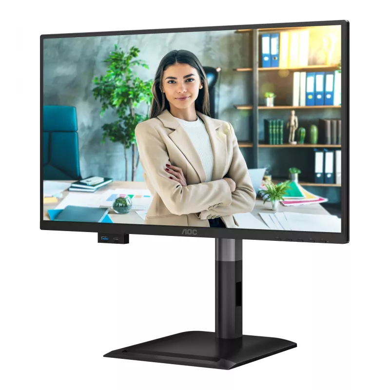 AOC 24P4U datora monitors 60,5 cm (23,8 collas) 1920 x 1080 pikseļi Full HD Melns
