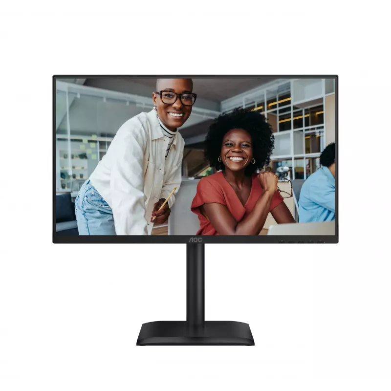AOC E4 24E4CV datora monitors 60,5 cm (23,8 collas) 1920 x 1080 pikseļi Full HD LED Melns