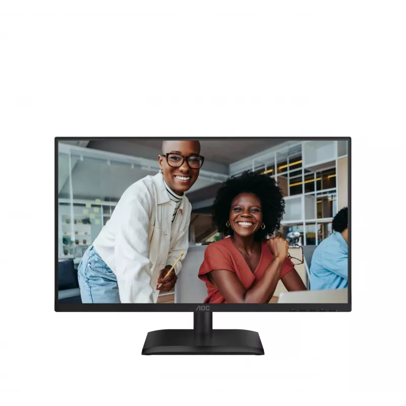 AOC E4 24E4CV datora monitors 60,5 cm (23,8 collas) 1920 x 1080 pikseļi Full HD LED Melns