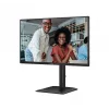 AOC E4 24E4CV datora monitors 60,5 cm (23,8 collas) 1920 x 1080 pikseļi Full HD LED Melns