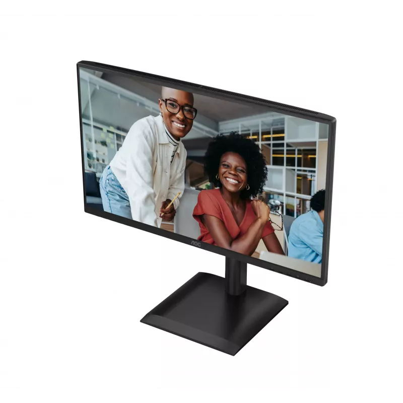 AOC E4 24E4CV datora monitors 60,5 cm (23,8 collas) 1920 x 1080 pikseļi Full HD LED Melns