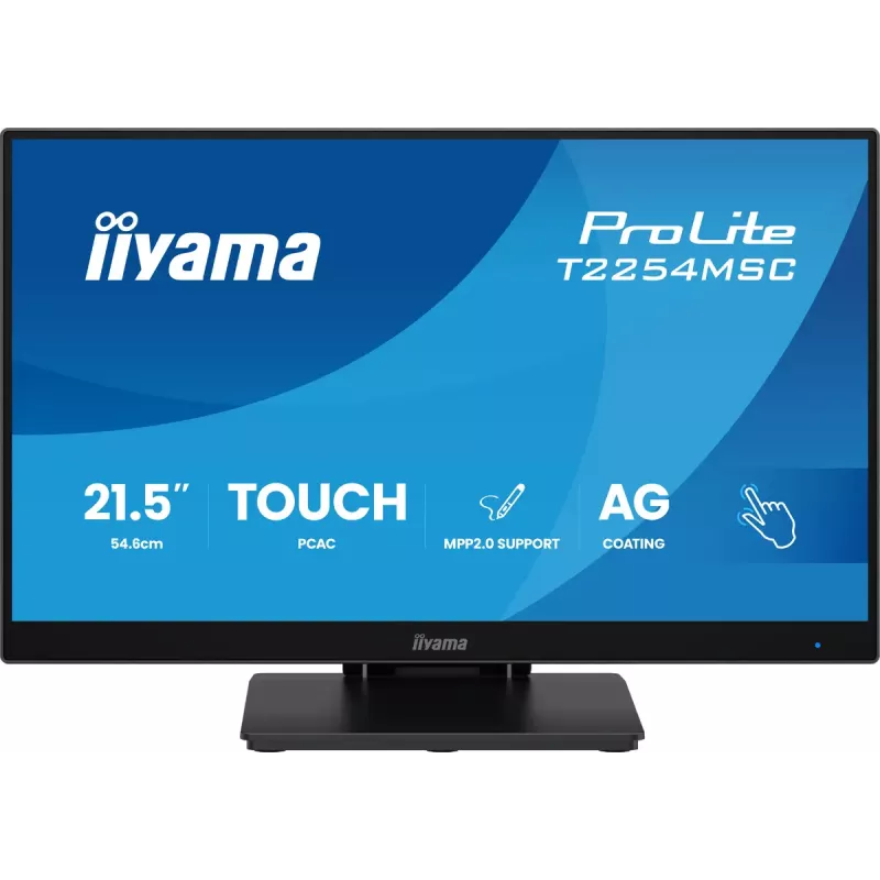 iiyama T2254MSC-B2AG datora monitors 54.6 cm (21.5 collu) 1920 x 1080 pikseļi Full HD LED skārienekrāns Melns