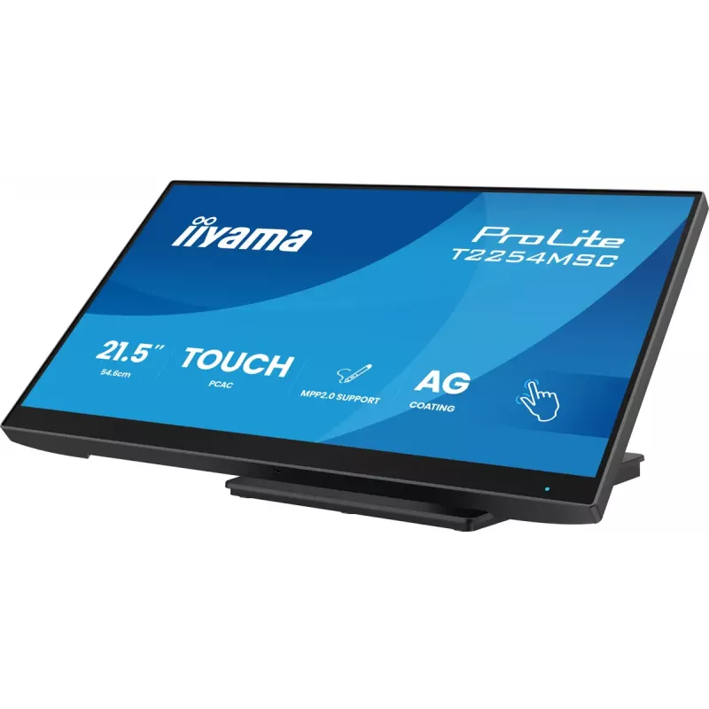 iiyama T2254MSC-B2AG datora monitors 54.6 cm (21.5 collu) 1920 x 1080 pikseļi Full HD LED skārienekrāns Melns