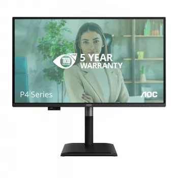 AOC Q27P4U datora monitors 68,6 cm (27 colli) 2560 x 1440 pikseļi Wide Quad HD Melns