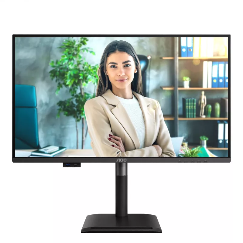 AOC Q27P4U datora monitors 68,6 cm (27 colli) 2560 x 1440 pikseļi Wide Quad HD Melns