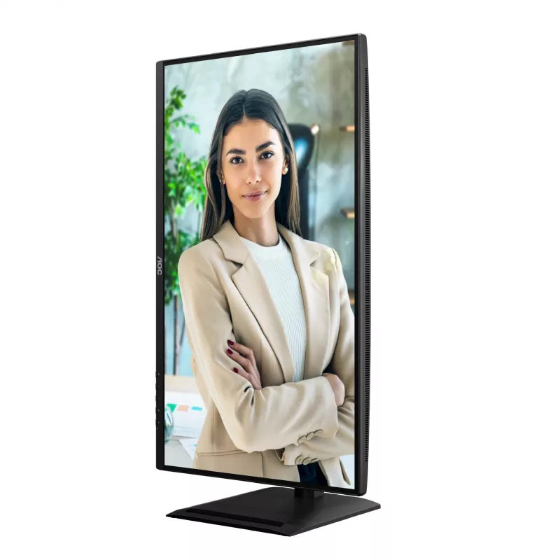 AOC Q27P4U datora monitors 68,6 cm (27 colli) 2560 x 1440 pikseļi Wide Quad HD Melns