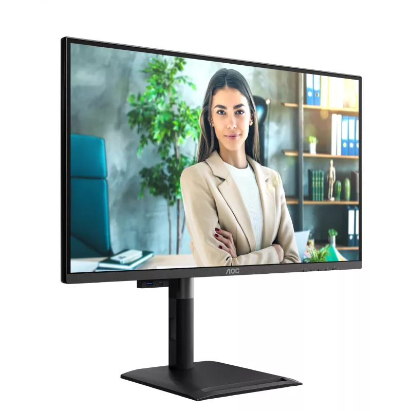 AOC Q27P4U datora monitors 68,6 cm (27 colli) 2560 x 1440 pikseļi Wide Quad HD Melns