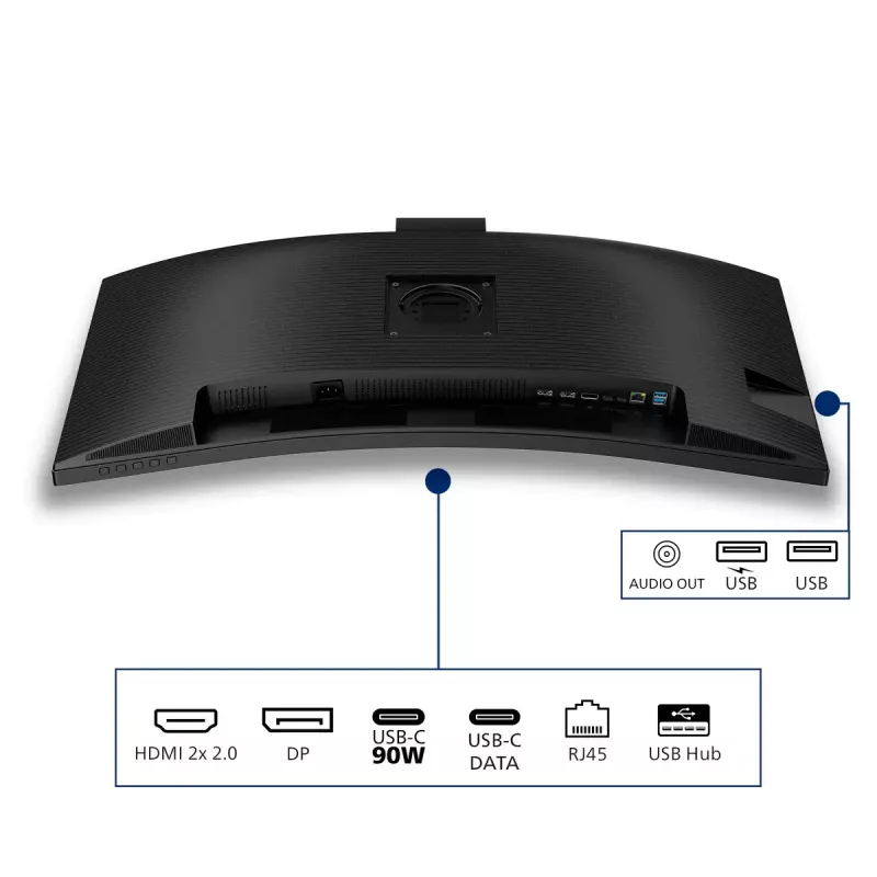 Philips 3000 sērijas 34B2U3600CH/00 datora monitors 86,4 cm (34 collas) 3440 x 1440 pikseļi Wide Quad HD LCD melns