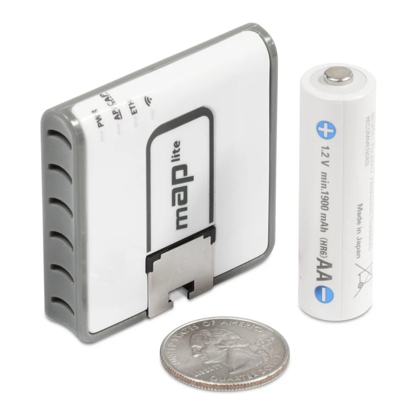 MIKROTIK mAP Lite ar 650MHz CPU, 64MB RAM, 1x LAN, iebūvētu Dual