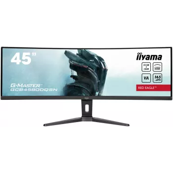 iiyama G-MASTER RED EAGLE CURVED datora monitors 113 cm (44,5 collas) 5120 x 1440 pikseļi Dual QHD LED Melns