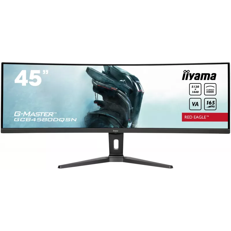 iiyama G-MASTER RED EAGLE CURVED datora monitors 113 cm (44,5 collas) 5120 x 1440 pikseļi Dual QHD LED Melns