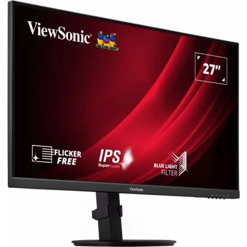 Viewsonic VG Series VG2709-2K-MHD-2 datora monitors 68.6 cm (27 colli) 2560 x 1440 pikseļi Quad HD LED Melns