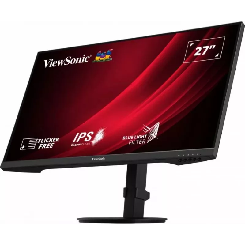 Viewsonic VG Series VG2709-2K-MHD-2 datora monitors 68.6 cm (27 colli) 2560 x 1440 pikseļi Quad HD LED Melns