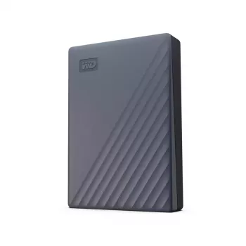 WESTERN DIGITAL Portable Hard Drive - My Passport - 4TB - USB-C/A 3.2 Gen 1 - pelēka