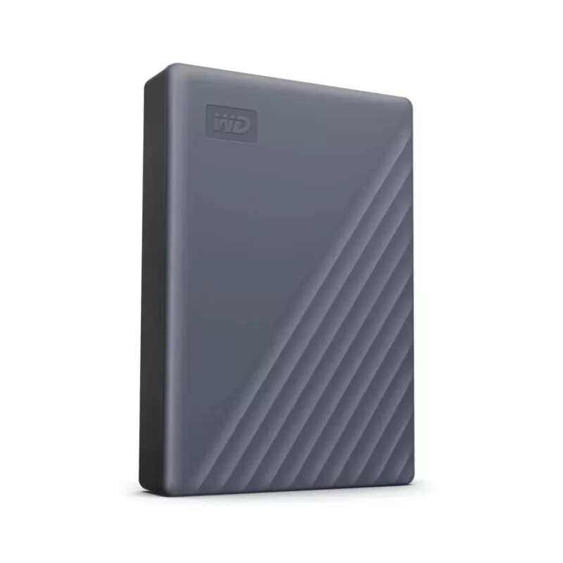 WESTERN DIGITAL Portable Hard Drive - My Passport - 4TB - USB-C/A 3.2 Gen 1 - pelēka