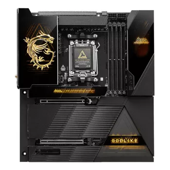 Mātesplate MSI MEG X870E GODLIKE — X870E mikroshēmojums, AM5 ligzda, ATX, DDR5 atbalsts