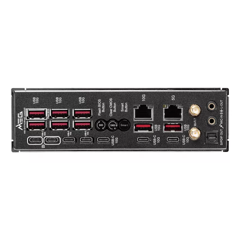Mātesplate MSI MEG X870E GODLIKE — X870E mikroshēmojums, AM5 ligzda, ATX, DDR5 atbalsts