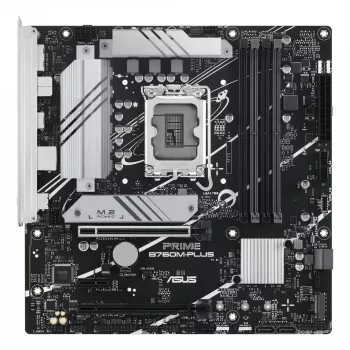 Mātesplate ASUS PRIME B760M-PLUS — Intel B760, LGA 1700, micro‑ATX, DDR5, 4 DIMM, 192GB, 2.5Gb LAN, 2x M.2